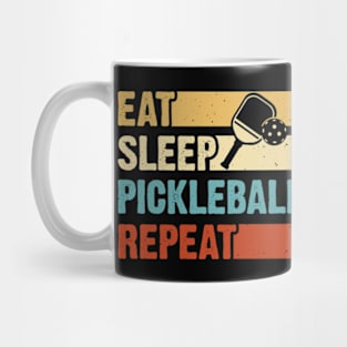 Eat Sleep Pickleball Repeat, Funny Pickleball Player Mug